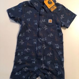 COPY - Carhartt Infant 18 Month Tool Print Romper New With Tags